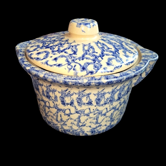 Vintage Robinson Ransbottom (R.R.P. Co) Crock With Lid. - Picture 1 of 3